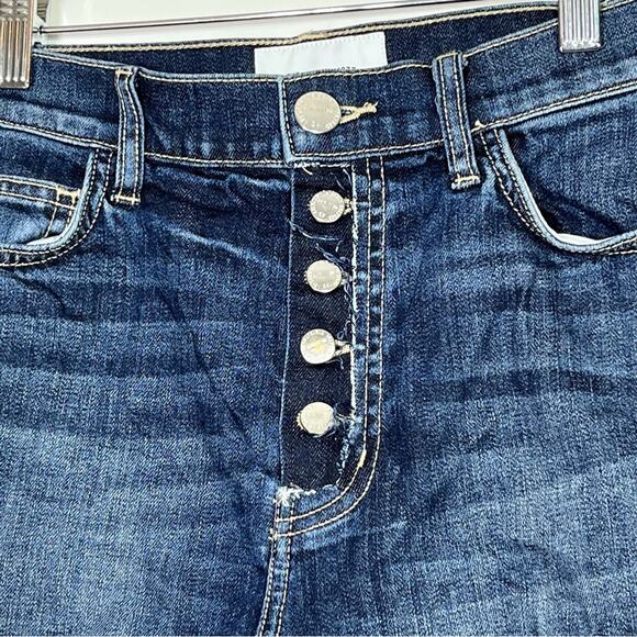 Current/Elliott Ultra High Waist Button Fly Belloc Jean Shorts 27 EUC - Picture 5 of 11